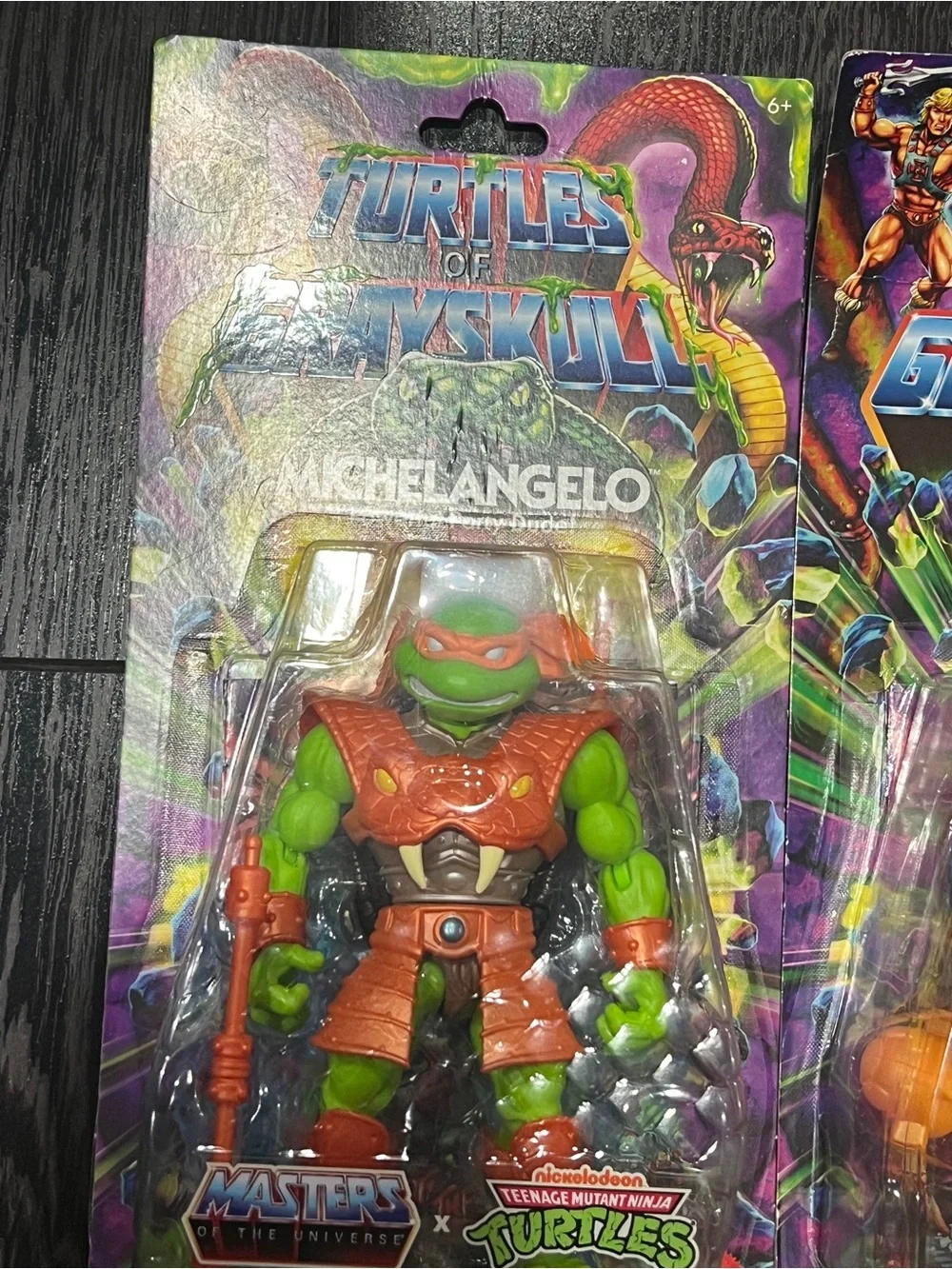 Masters of the Universe:Origins Turtles of Grayskull Michelangelo New